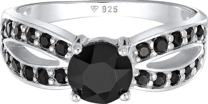 Immagine prodotto Elli Anello Solitario Cristallo Glamour Argento 925 (56, 925 Argento)