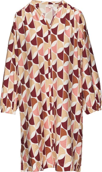 Immagine prodotto S.Oliver Kleid Viskose-Kleid mit All-over-Print und seitlichen Eingrifftaschen (42)