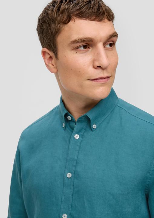 Image du produit s.Oliver Hemd Leinenhemd mit Button-Down-Kragen (3XL)