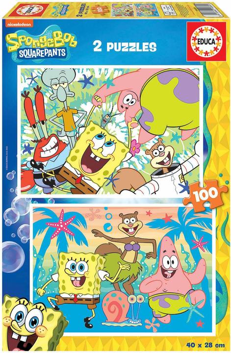 Produktbild Educa Sponge Bob 2 X 100 (100 Teile)