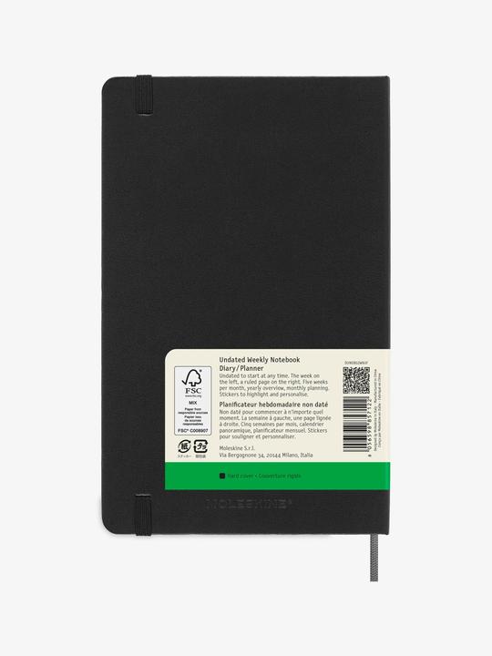Productafbeelding Moleskine Jaarplanner (A5, Engels)