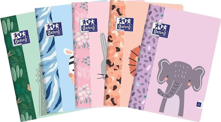 Oxford Kinder-Notizbuch A5/16K kariert (10 Stück) (A5, Kariert)