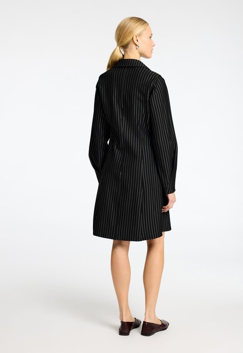 Actual product image Selected Femme Nadelstreifen Viskosemix Minikleid (XXL)
