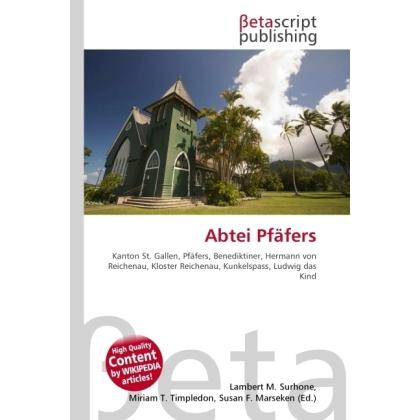 Abtei Pfäfers, Sachbücher
