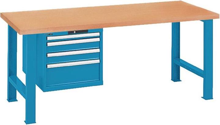 Actual product image Lista Workbench with multiplex top (75 cm, 150 cm)