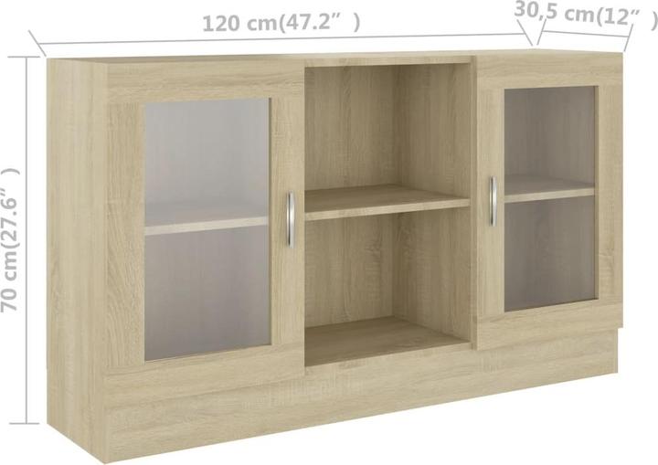 Actual product image vidaXL Disa (120 x 30.5 x 70 cm)