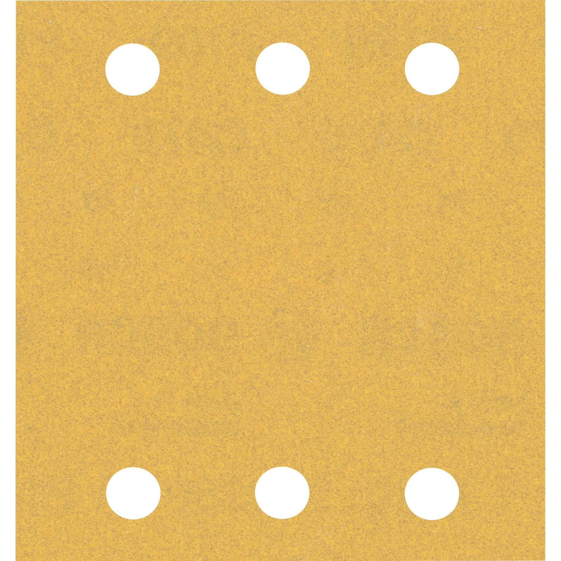 Bosch Professional Zubehör, Schleifmittel, EXPERT C470 Schleifpapier mit 6 Löchern für Schwingschleifer, 115 x 107 mm, G...