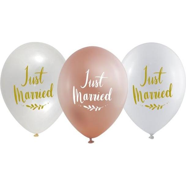 Globos 10 Luftballons - Just Married