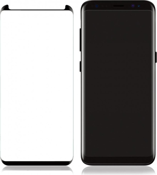 Actual product image Screenguard Samsung Galaxy S9 3D Protective Glass Film Case Friendly 2.5D 9H (1 Piece, Samsung Galaxy S9+)