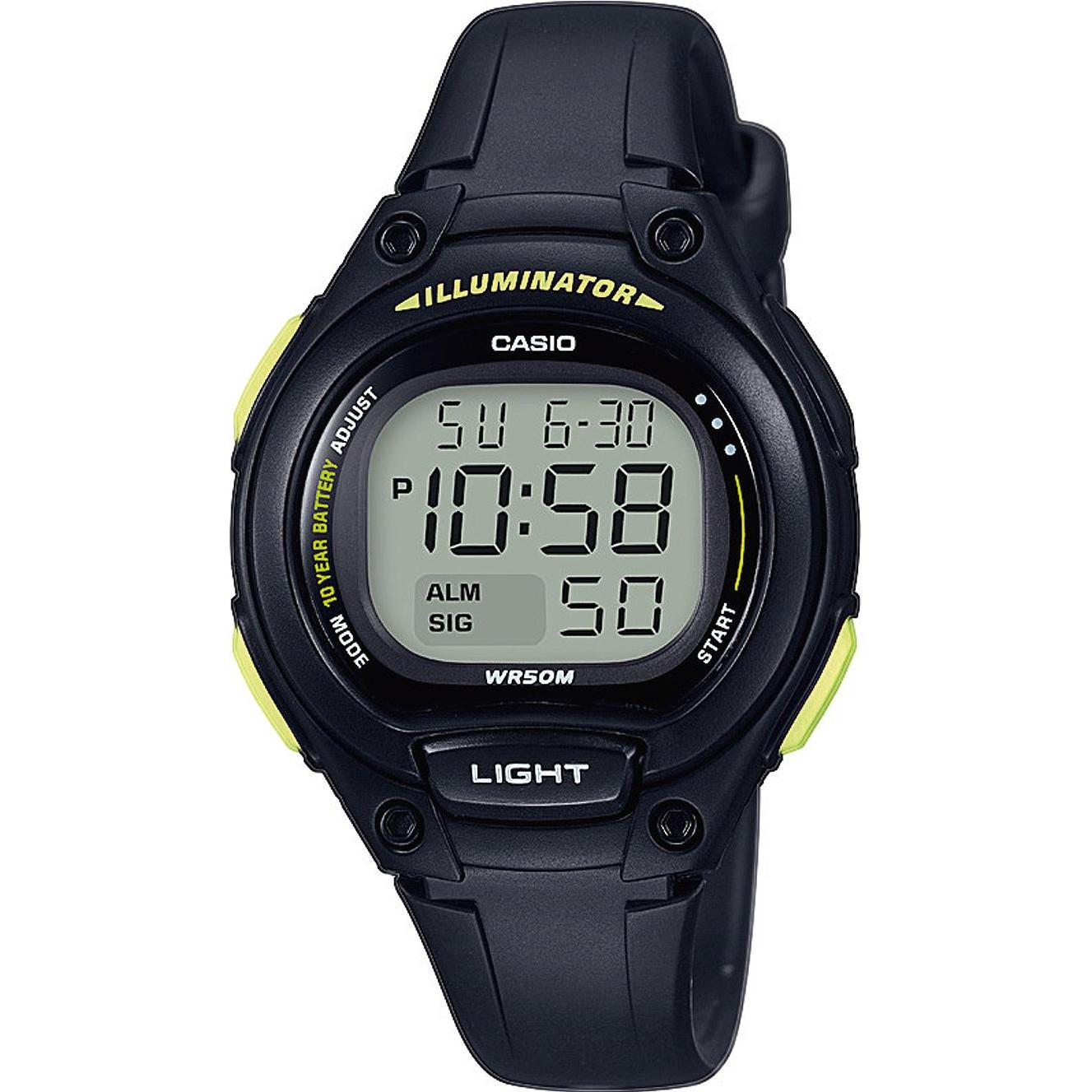 Casio Unisex Nero Orologio Da Polso, Lw-203-1Bvef, (Orologio Digitale, 34 Mm)
