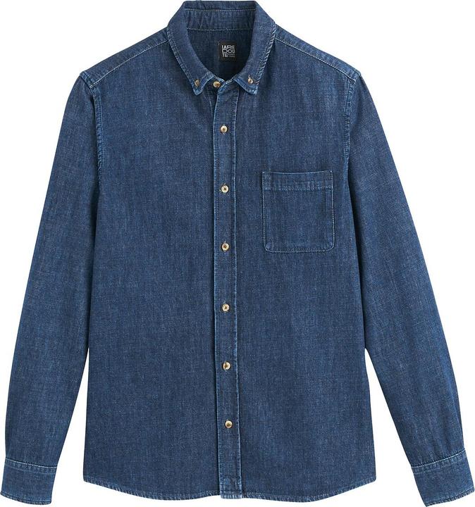 La Redoute Collections Jeanshemd mit Button-Down-Kragen