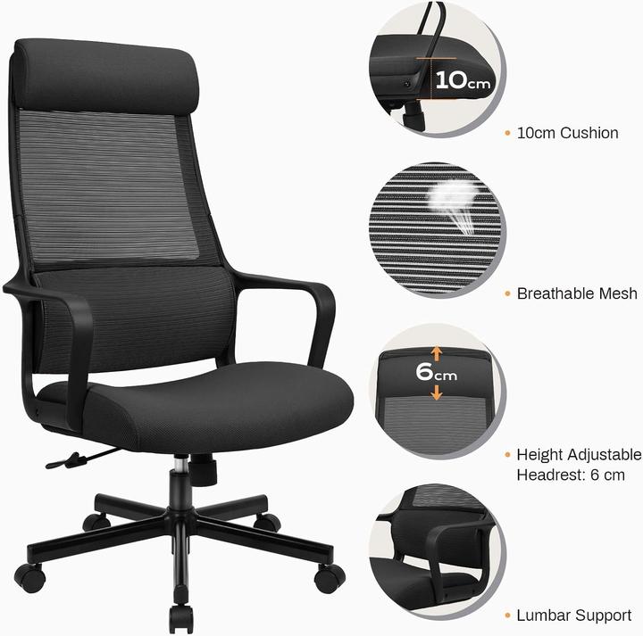 Produktbild Melokea Ergonomischer Buerostuhl (48 - 58 cm)