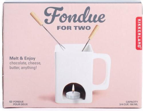 Image du produit Kikkerland Fondue For Two (Fondue au chocolat)