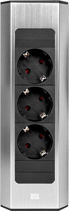 Immagine prodotto Bachmann CASIA 2 3xCEE7/3 2,0m AEH look acciaio inox (3 x, CEE 7/3, 2 m)
