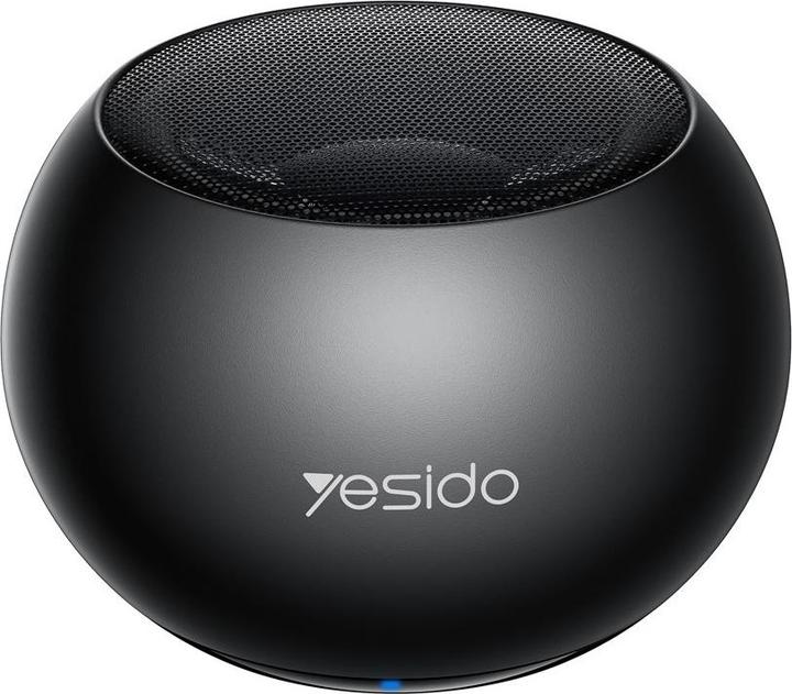 Actual product image Yesido - Mini Wireless Speaker (YSW33) - Aluminum Alloy, 3W, Bluetooth 5.0, 300mAh - Black