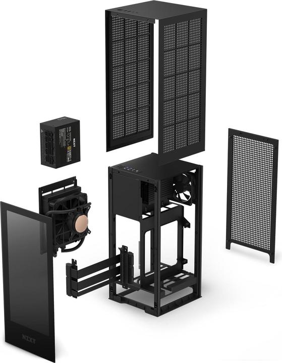 Produktbild NZXT Gehäuse H1 2022 Schwarz (CS-H11BB-EU) (Mini-ITX)