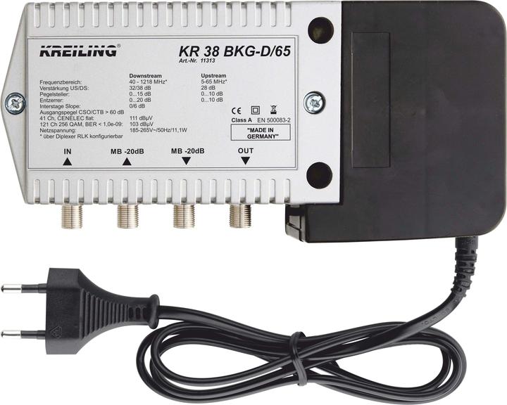 Kreiling Tecnico. Amplificatore BKG KR 38 BKG-D/65 (Amplificatore)