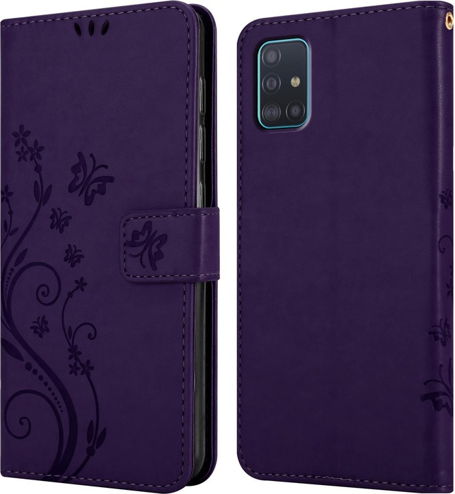Produktbild Cadorabo Flower Book Cover (Samsung Galaxy A51 5G)