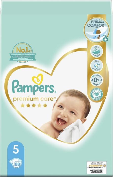 Actual product image Pampers Premium Care (Size 5, Half month box, 88 pcs.)