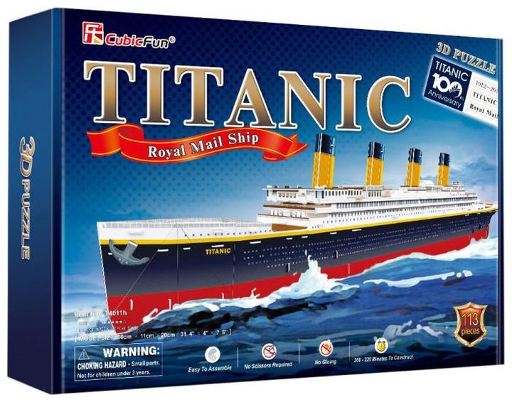 Image du produit Cubicfun Cubic Fun 3D Puzzle Titanic Grand (113 pièces)