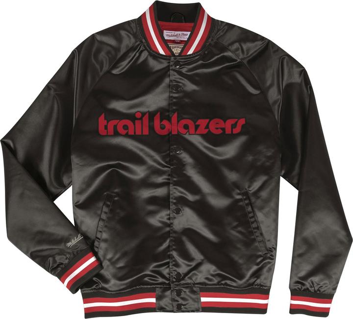 Mitchell & Ness M&N Lightweight Satin Jacke - Portland Trail Blazers - M (M)
