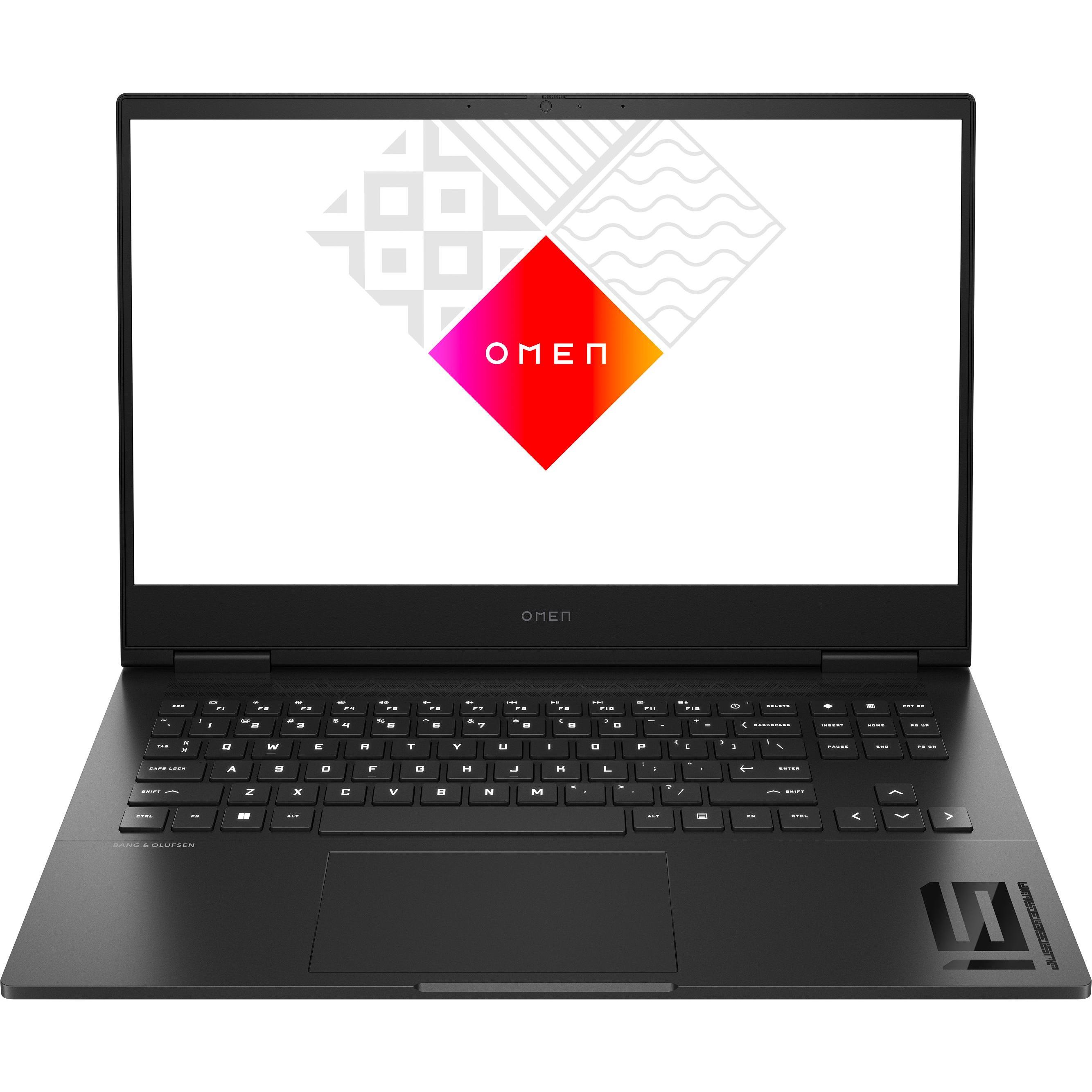 HP Omen 16-wf0455ng (16.10", 512 GB, 16 GB, DE, Intel Core i5-13500HX), Notebook, Schwarz