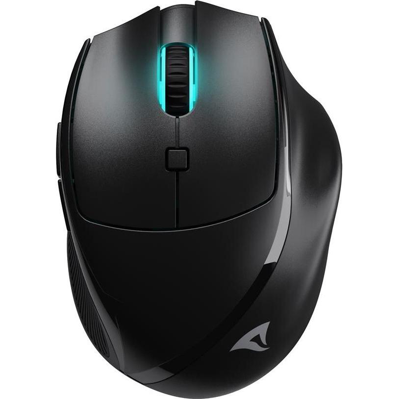 Sharkoon OfficePal M25W Black (Kabellos, Kabelgebunden), Maus, Schwarz