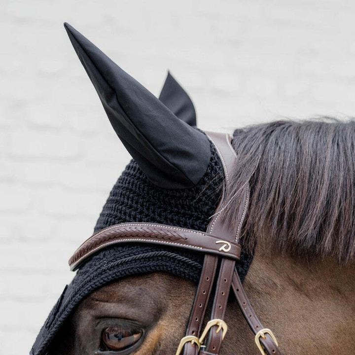 Image du produit Dy'on Bridon équitation anatomique muserolle combinée tressé avec Pull
