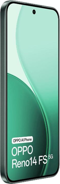 Produktbild OPPO RENO 14 FS 5G DS 12+512 TIM GREEN (512 GB, Luminous Green, 6.57", Dual SIM, 5G)