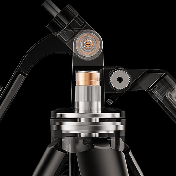 Productafbeelding Hurtel Selfie stick WH181-Y1S 1,75 m telescopisch statief van aluminiumlegering met telefoonhouder - zwart