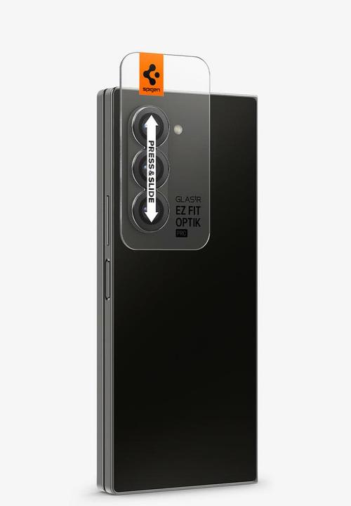Immagine prodotto Spigen Optik.tR "EZ Fit" Camera Protector 2-Pack Galaxy Z Fold 6 Nero (2 Pezzo/i, Samsung Galaxy Z Fold6)