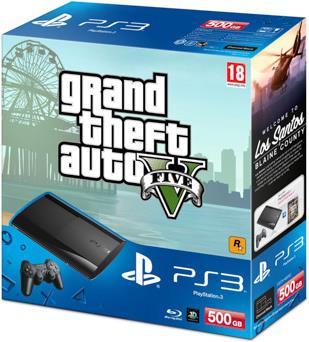 Produktbild Sony New PS3, 500GB, inkl. GTA 5