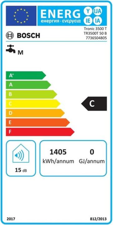 Energie-Label Bosch Home Comfort Warmwasserspeicher