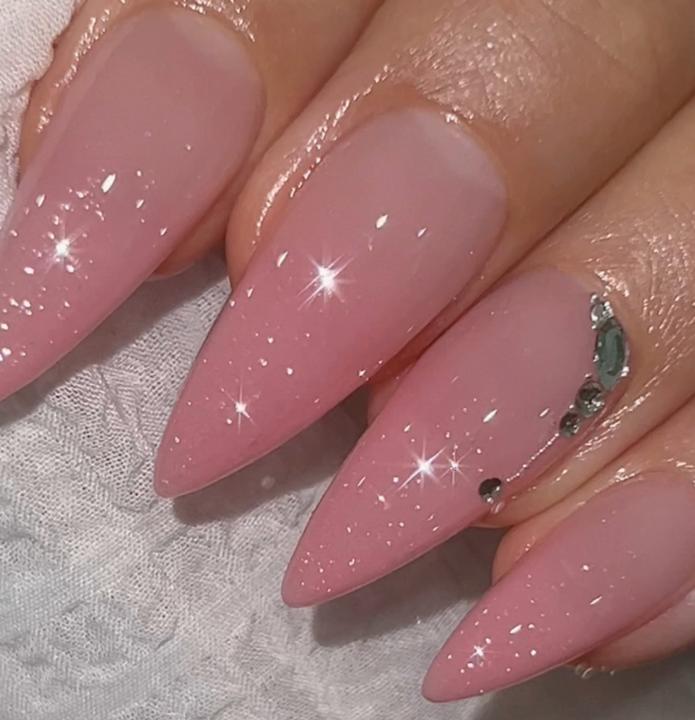 Produktbild Nailbayo DOI Glitter Gel Mi Wha (10ml) (Transparent, Weiss, Gel-Effekt Nagellack)