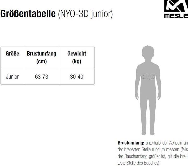 Produktbild Mesle NeoLite NYO 3D (One Size, 30 - 40 kg)