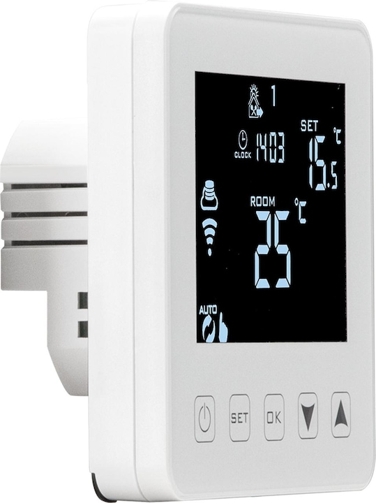 Casativo WLAN-Thermostat für Fussboden Heizungen, Steuerung per App, Siri, Alexa & GA, 4er-Set