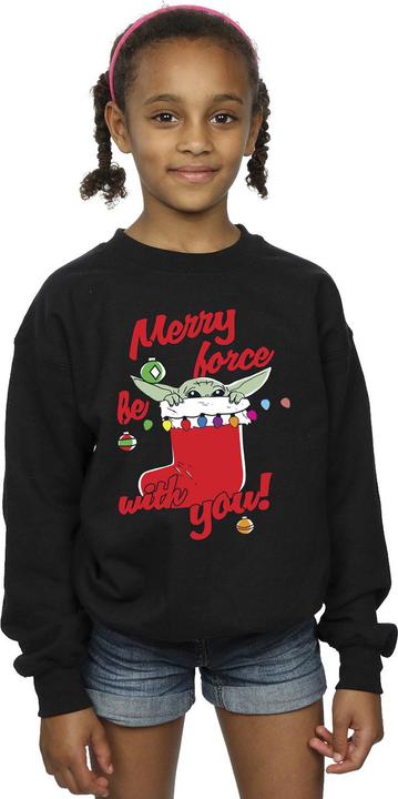Produktbild Star Wars Merry Force Be With You Sweatshirt Mädchen (128)