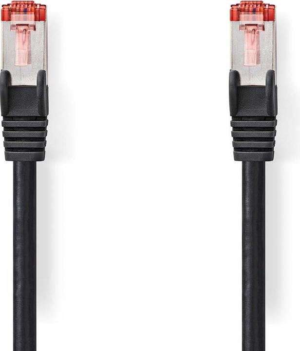 Produktbild Nedis CAT6-Netzwerkkabel | RJ45 Stecker | RJ45 Stecker | S/FTP | 1.50 m | Rund | LSZH | Schwarz | La (S/FTP, CAT6, 1.50 m)