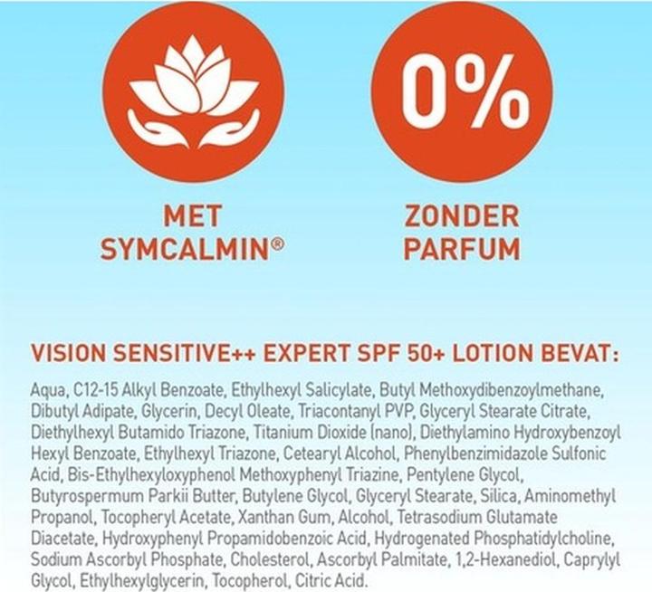 Actual product image Vision Sensitive++ Expert Sunscreen - Spf 50+ - 185 Ml (Suntan cream, SPF 50+, 185 ml)
