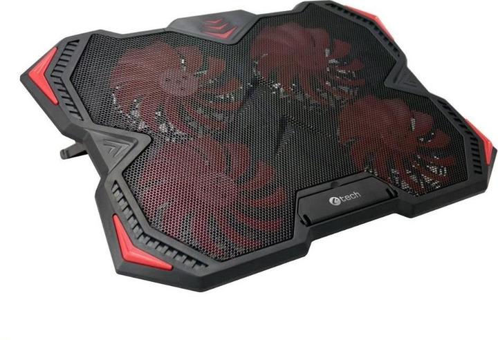 Produktbild C-Tech Zefyros notebook cooling pad (17.3") 900 RPM Black