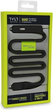 Actual product image Tylt Band Car Charger + USB