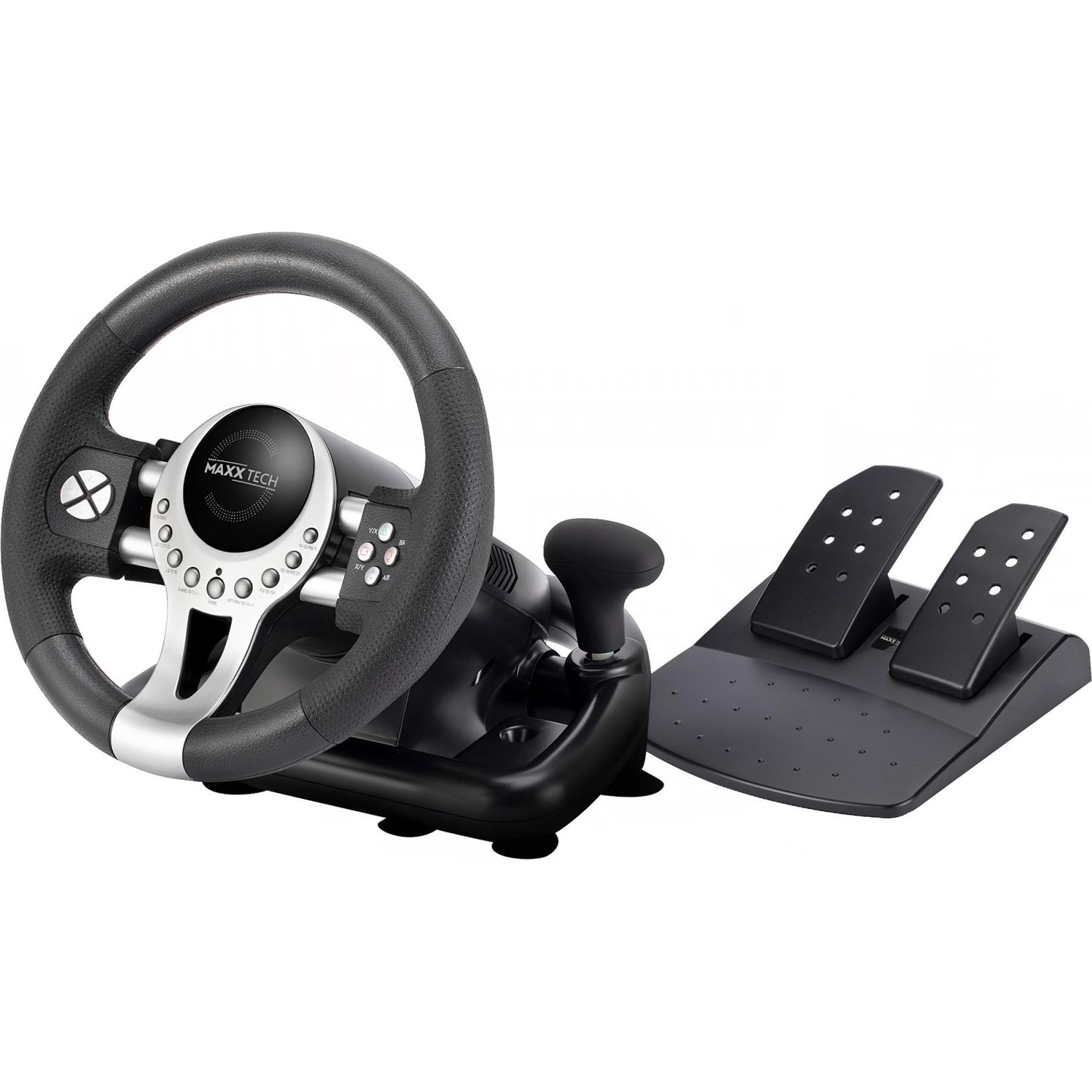 Maxx Tech Kit volante Pro Racing (PC, Switch, PS4, XBX) (PC, Switch, PS4, Xbox One S, Xbox One X, Xbox Serie S, Xbox Series X), Controller gaming