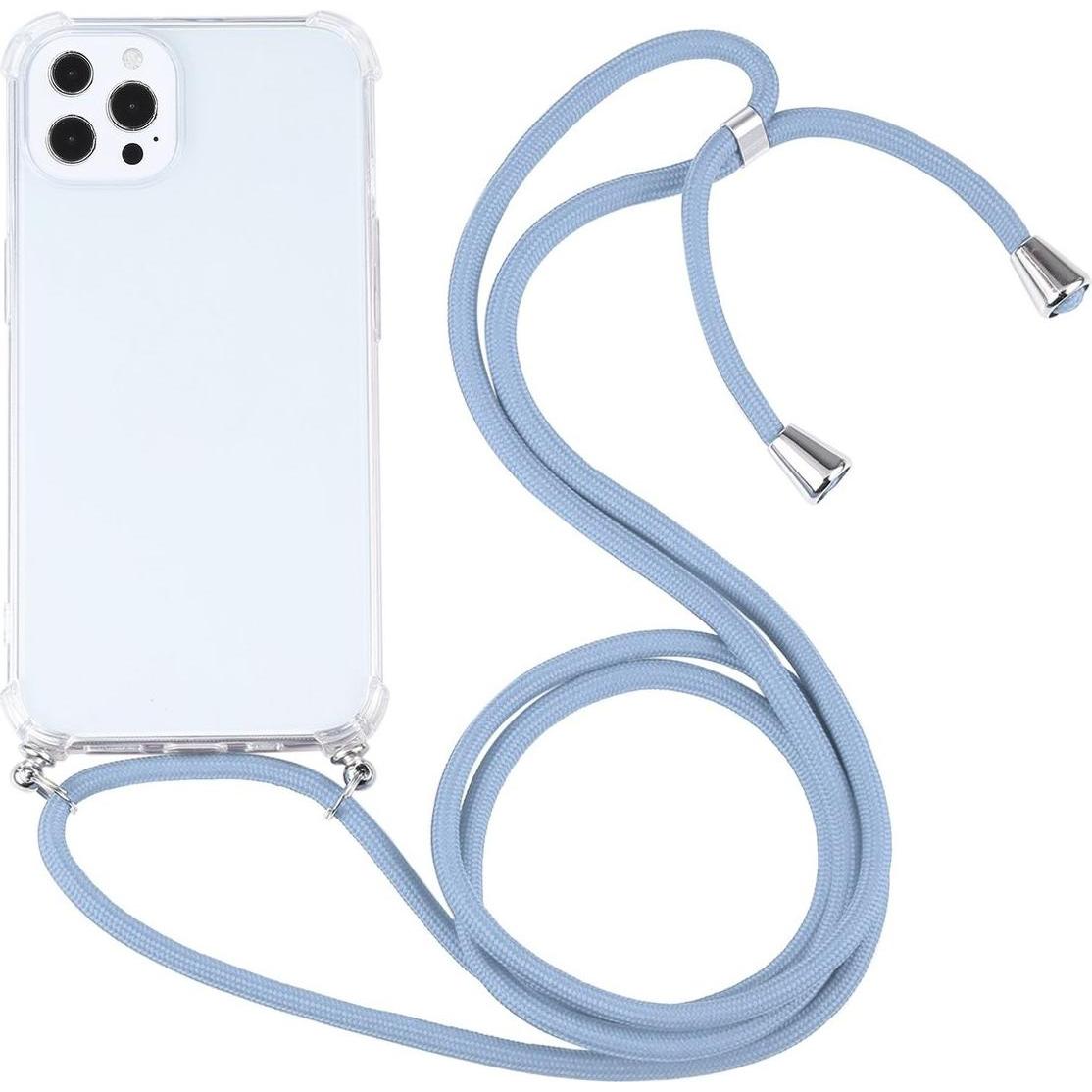 König Design Hülle Handy Schutz für Apple iPhone 13 Pro Max Case Cover Tasche Etuis Blau Neu, Handykette, Blau