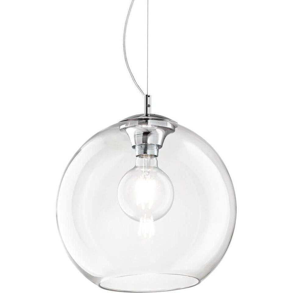 Ideal lux, Pendelleuchte, NEMO Pendelleuchte E27 ⌀400mm dimmbar Klar 052816 (E27)