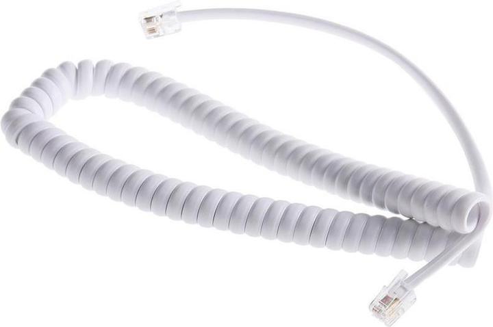 Immagine prodotto RS PRO Cavo di collegamento della cornetta telefonica 2,5 m bianco