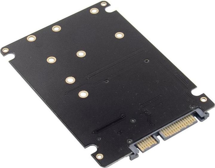 Actual product image MicroConnect 2.5" SATA to M.2 mSATA adapter