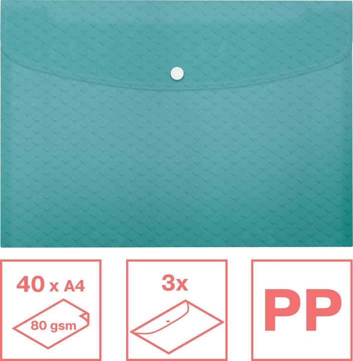 Immagine prodotto Esselte Borsa Colour'Breeze Collection (A4, 3 x)