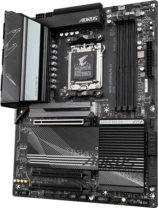 Actual product image Gigabyte GIGA X670 AORUS ELITE AX AM5/DDR5/ATX (AM5, AMD X670, ATX)