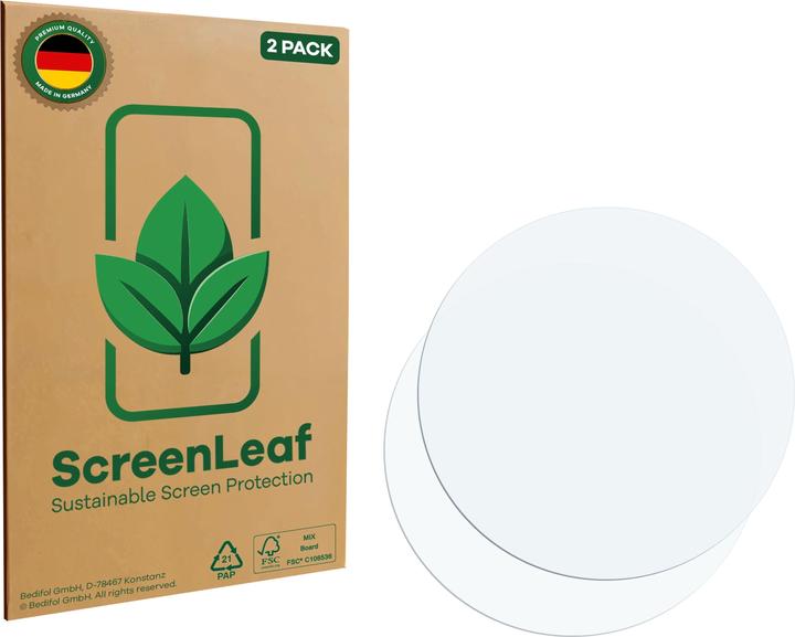Actual product image ScreenLeaf Screen Protector sustainable Screen Protection, clear, anti-scratch (2 pcs., Apple iPhone Air)