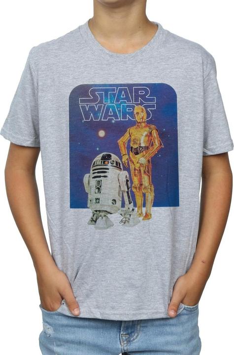 Actual product image Star Wars Boys R2-D2 And C-3PO T-Shirt (140, 146)